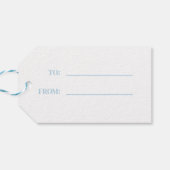 Weihnachtsschneemann Geschenkanhänger (Rückseite Horizontal)