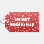 Weihnachtsschneemann Geschenkanhänger (Rückseite Horizontal)