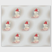 Weihnachtsschneemann Geschenkpapier (Flach)