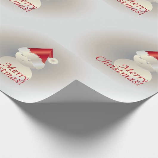 Weihnachtsschneemann Geschenkpapier (Ecke)