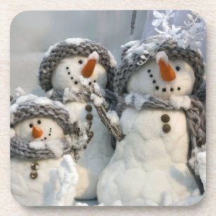 Weihnachtsschneemann Getränkeuntersetzer