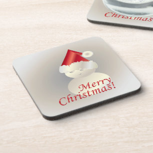 Weihnachtsschneemann Getränkeuntersetzer