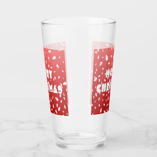 Weihnachtsschneemann Glas (Rechts)