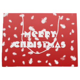 Weihnachtsschneemann Große Geschenktüte