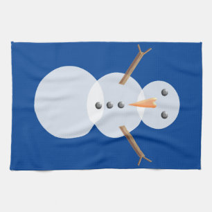 Weihnachtsschneemann Handtuch