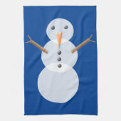 Weihnachtsschneemann Handtuch (Vertikal)