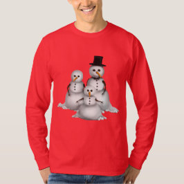 Weihnachtsschneemann Holiday mens T - Shirt