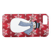 WeihnachtsSchneemann iPhone 7 kaum dort Fall Case-Mate iPhone Hülle (Rückseite (Horizontal))
