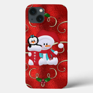 WeihnachtsSchneemann iPhone starker Xtreme-Fall Case-Mate iPhone Hülle