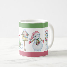 Weihnachtsschneemann Kaffeetasse