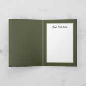 Weihnachtsschneemann Karte (Innenseite)