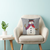 Weihnachtsschneemann Kissen (Stuhl )