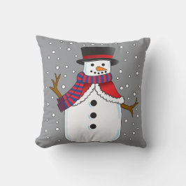 Weihnachtsschneemann Kissen