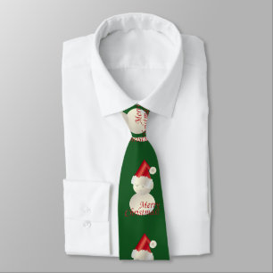 Weihnachtsschneemann Krawatte