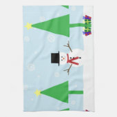 Weihnachtsschneemann Küchentuch (Vertikal)