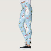 Weihnachtsschneemann Leggings (Links)