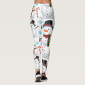WeihnachtsSchneemann Leggings (Rückseite)