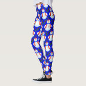 Weihnachtsschneemann-Leggings Leggings (Links)