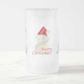 Weihnachtsschneemann Mattglas Bierglas (Mittel)