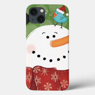 Weihnachtsschneemann mit Bird Case-Mate iPhone Hülle