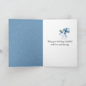 Weihnachtsschneemann mit Eiscreme Karte (Innenseite)