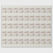 Weihnachtsschneemann mit Stern Geschenkpapier (Flach)