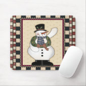 WeihnachtsSchneemann Mousepad (Mit Mouse)
