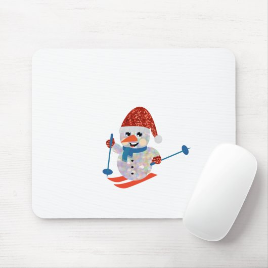 Weihnachtsschneemann Mousepad (Mit Mouse)