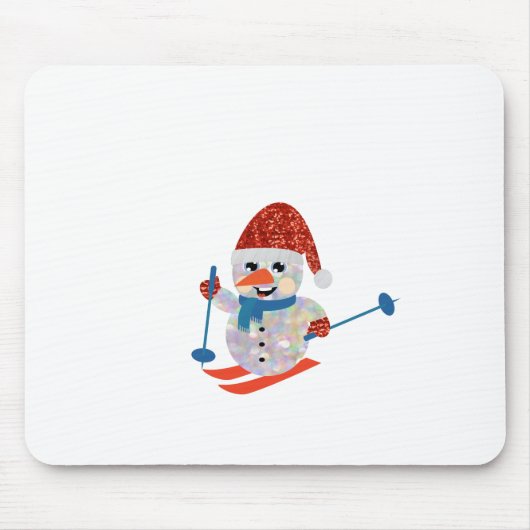 Weihnachtsschneemann Mousepad (Vorne)