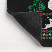 Weihnachtsschneemann Mousepad (Ecke)