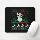Weihnachtsschneemann Mousepad (Mit Mouse)
