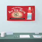 Weihnachtsschneemann nähen Stepphandwerk Banner (Messe)