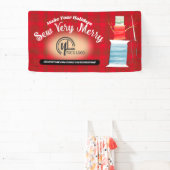 Weihnachtsschneemann nähen Stepphandwerk Banner (InSitu)