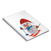 Weihnachtsschneemann Notizblock (Rechte Seite)