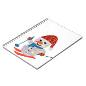 Weihnachtsschneemann Notizblock (Linke Seite)