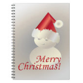 Weihnachtsschneemann Notizblock (Vorderseite)