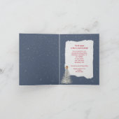 Weihnachtsschneemann-Party laden Einladung (Innenseite)