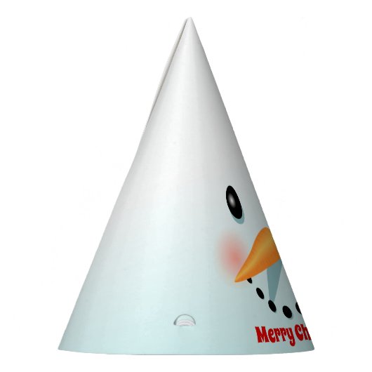 Weihnachtsschneemann Partyhütchen (Links)