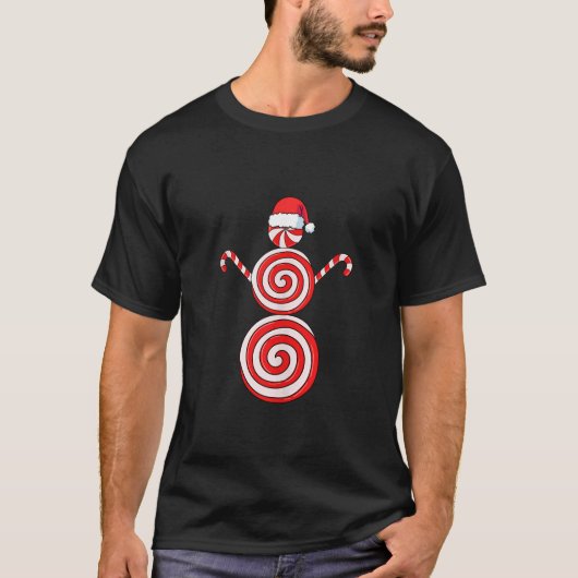 Weihnachtsschneemann Peppermint Candy Tank Top (Vorderseite)