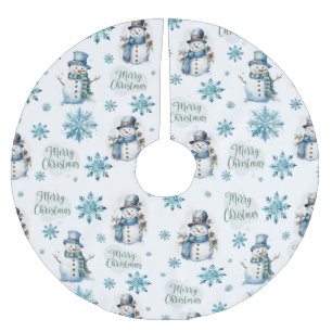Weihnachtsschneemann Polyester Weihnachtsbaumdecke