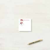 Weihnachtsschneemann Post-it-Notes Post-it Klebezettel (Auf Schreibtisch)