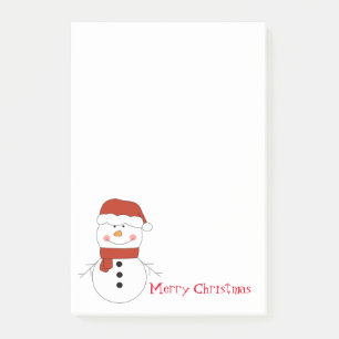 Weihnachtsschneemann Post-it-Notes Post-it Klebezettel