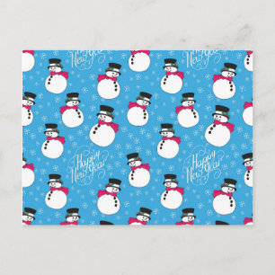 Weihnachtsschneemann Postkarte