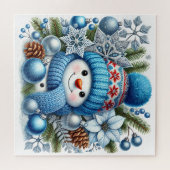 Weihnachtsschneemann  puzzle (Horizontal)