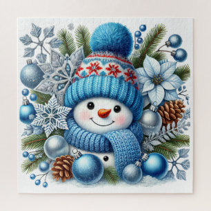 Weihnachtsschneemann puzzle