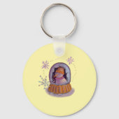 Weihnachtsschneemann Schlüsselanhänger (Vorderseite)