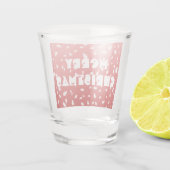 Weihnachtsschneemann Schnapsglas (Rückseite)