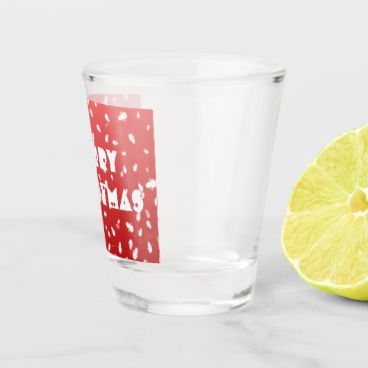 Weihnachtsschneemann Schnapsglas (Rechts)