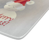 Weihnachtsschneemann Schneidebrett (Ecke)