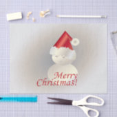 Weihnachtsschneemann Seidenpapier (Handwerk)